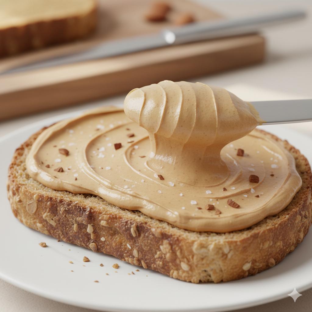 Nutra Bliss Almond Butter - Pure , Nutty and Nourishing Made fresh from Roasted Almond